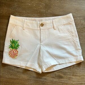 Lilly Pulitzer Pineapple Jacquard Callahan Shorts